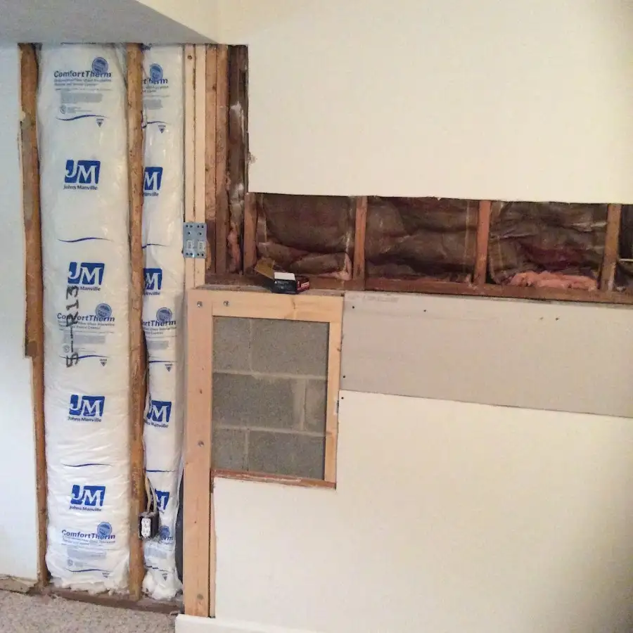 Wall insulation replacement during Structural Drying in Rowland Heights
